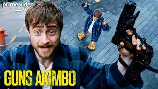 The Scene That Made Daniel Radcliffe Holding Guns In His Pyjamas A Meme | Guns Akimbo