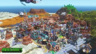 Building the most EPIC STEAMPUNK SURVIVAL WORLD - Refinery