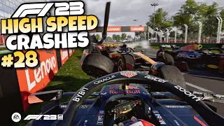 F1 23 HIGH SPEED CRASHES #28