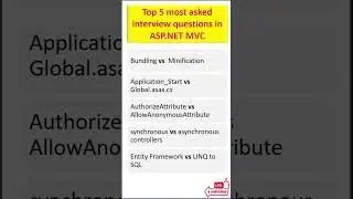 Basic difference between ASP.NET MVC interview questions