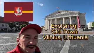 Old Town Vilnius Lithuania [S1 Ep9] 🚲 Estonia Latvia Lithuania - Baltic Bicycle Touring 🚲🇪🇪 🇱🇻 🇱🇹