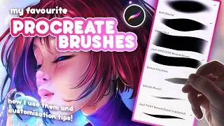 All My BEST Procreate Brushes! | From Sketch to Render & Special Effects (+ free download!)✨