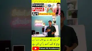 Easy way to grow art paint drawing youtube channel free