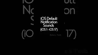 iOS default notification sounds! #shorts