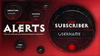 Animated Diablo IV inspired Twitch Alerts | Overlays for Streamers