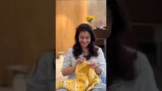 Kajol's Favourite Hobby #kajol #kajolstatus #shorts #hobby #knitting