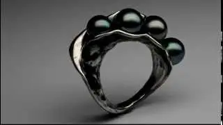 кольцо-горох(золото ,жемчуг )   ring-peas(gold ,pearls )