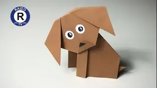 HOW TO FOLD A PAPER DOG? HOW TO MAKE A PAPER DOG. ORIGAMI DOG. 