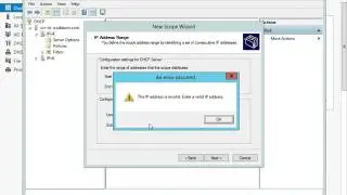 70-410 Lab 11 Configure DHCPv4 Scope Windows Server 2012 R2