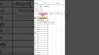 Extract last name   | Advance Excel Formula | MyExcelGeeks