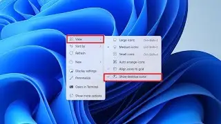 How to hide desktop icons in Windows