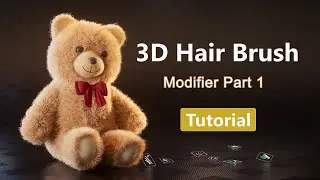 Blender Tutorial | Modifier Part1 _ 3D Hair Brush | VFX Grace