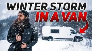 Living In A Van In The Winter | VANLIFE SNOWSTORM