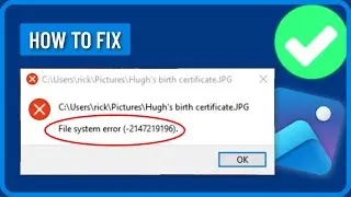 Microsoft Photos File System Error (-2147219196) | How to Fix Microsoft Photos Not Opening