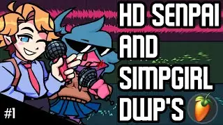 [FNF] HD Senpai and Simpgirl DWP'S for FL STUDIO MOBILE / dwp's #1