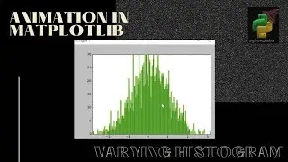 Histogram Animation | matplotlib | python | 