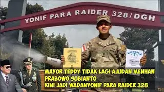 Mayor Teddy tidak lagi jabat ajudan menhan prabowo #tni #viral #komando #abdinegara #mayorteddy