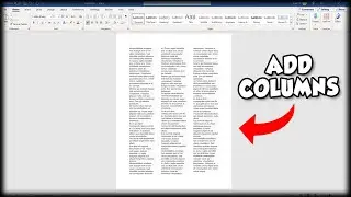 How To Create Columns In Microsoft Word