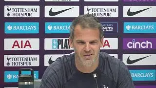 PRESS CONFERENCE: Robert Vilahamn: Manchester City Women v Tottenham Women: Womens Super League