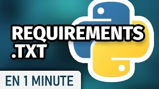 Créer un fichier requirements.txt pour dépendances PYTHON