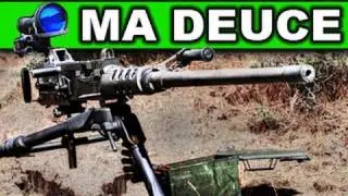 50 Cal Ma Deuce Machine Gun!      M2 QCB RatedRR