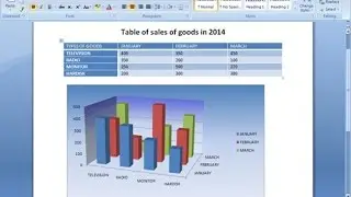 Microsoft word 2007 tutorial | How to Create Tables and Charts