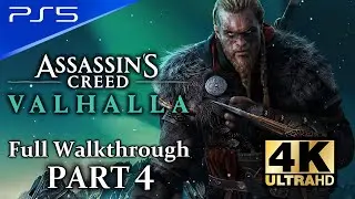 Assassins Creed: Valhalla - PS5 4K 60FPS Full Walkthrough Longplay Playthrough Part 4