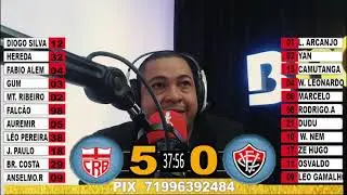 ZEdoRADINHO ESPORTES 🚨 REAÇÕES DE CRB 6X0 VITORIA