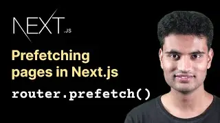 Preloading routes in Next.js! Using the Next.js Router to prefetch pages.