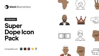 Icons of Black People | Downlload Super Duper Icon Pack