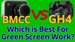 Panasonic GH4 4K vs Blackmagic Cinema Camera Green Screen / Chroma Key Comparision