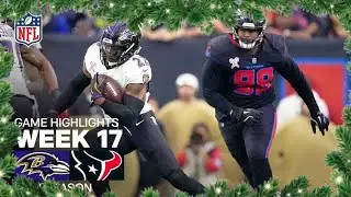 Baltimore Ravens vs. Houston Texans Game Highlights | NFL 2024 Season Week 17