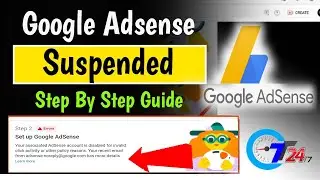 Your associated adsense account has been suspended