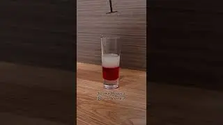 Коктейль Шот Малиновый Сауэр (Cocktail Shot Raspberry Sour) #Shorts #cocktail