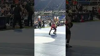 A perfect Five Point Throw at Fargo- Greco 2023- David Gleason Cadet 138 lbs- 3rd place