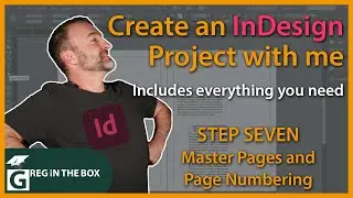 InDesign STEP 7  Master Pages and Page Numbering