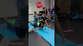 Scarlett started private lessons! She’s so determined to get her back walk over! 
