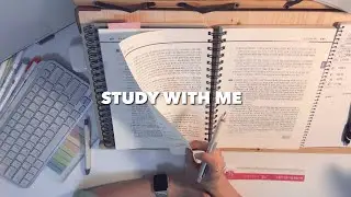 📒4-HOUR Study With Me ,No music, Real sound,ASMR,Pomodoro 50/10🎧