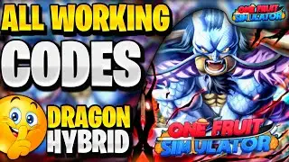 🔥*NEW* ALL WORKING DRAGON HYBRID UPDATE CODES FOR ONE FRUIT! ROBLOX ONE FRUIT SIMULATOR CODES