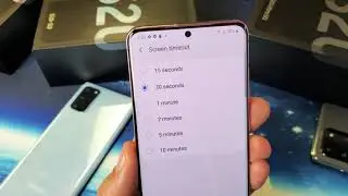 Galaxy S20/S20+ : How to Change Screen Timeout Before Phone Sleeps & Locks