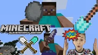 Minecraft Мини Игры Лопата и Снежки Играю в МАЙНКРАФТ на PS4 Minecraft Летсплей