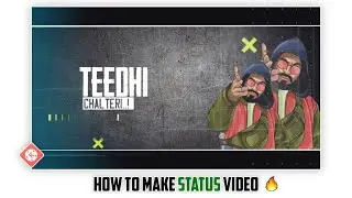 How To Make Trending Cinematic WhatsApp Status Video In Kinemaster Tutorial | New Design Lyrics