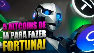 5 MELHORES CRIPTO ALTCOINS DE INTELIGÊNCIA ARTIFICIAL QUE VÃO DECOLAR!