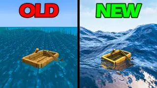 minecraft ocean physics old vs new