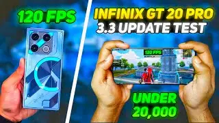 Infinix Gt 20 Pro 😱🔥120 FPS In Pubg Bgmi 3.3 Update | Best Gaming Phone Under 20000