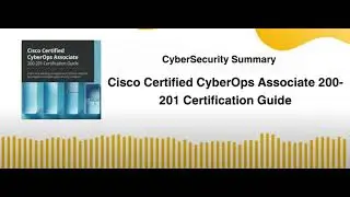 Cisco Certified CyberOps Associate 200 201 Certification Guide