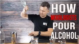 How Mixologists Pour Alcohol