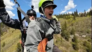 Paragliding in Chetwynde British Columbia (Amberlin Biegel)