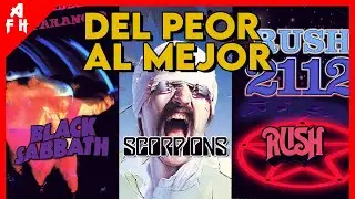 Tier List: Álbumes de BLACK SABBATH, SCORPIONS y RUSH