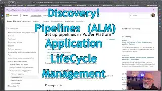 Power Platform - Pipelines (ALM) Setup - p1 